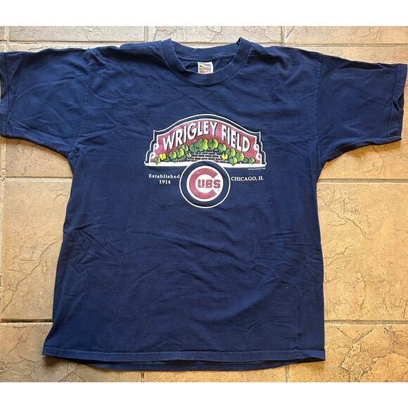 MLB Other - Vintage Chicago Cubs Wrigley Field 1998 T Shirt XL Fruit of the Loom